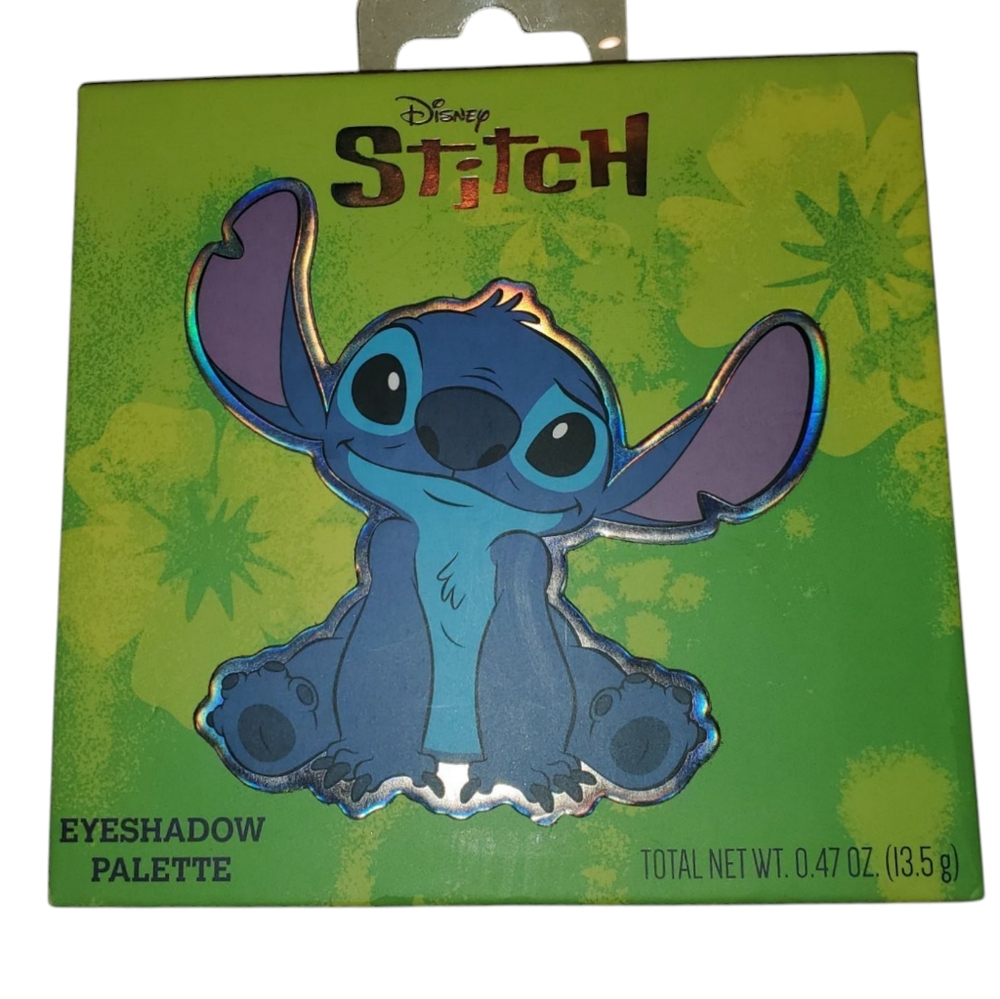 New Disney Stitch 12 Color Eyeshadow Mirror Palette - Picture 1 of 5